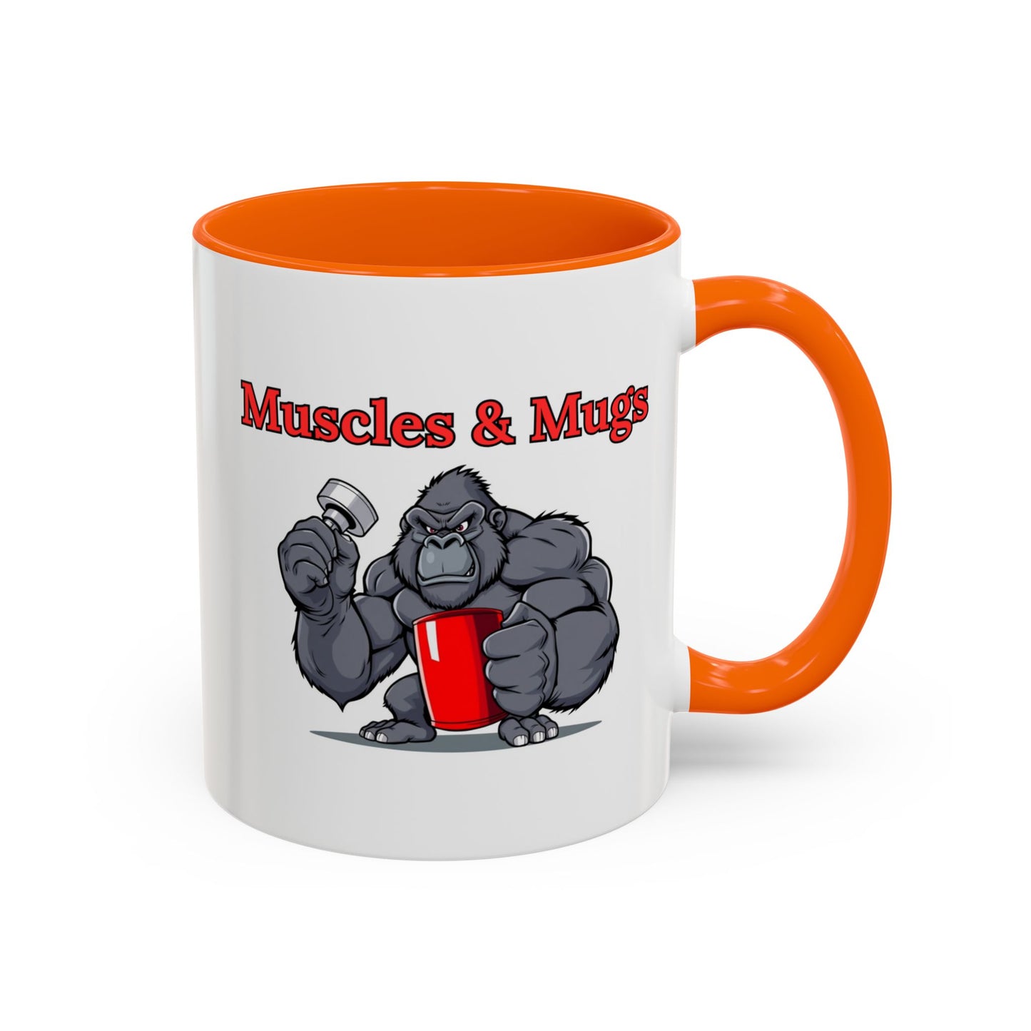 Gorilla-Themed Coffee Mug, Perfect Gift for Fitness Lovers, Gym Enthusiasts, Motivational Drinks, Fun Kitchen Decor, Unique Gift Idea