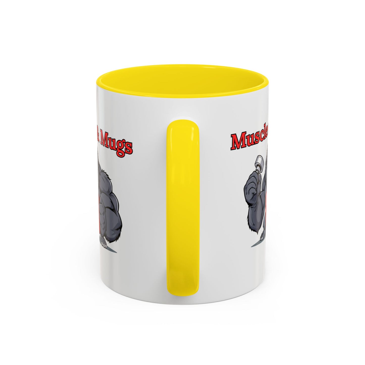 Gorilla-Themed Coffee Mug, Perfect Gift for Fitness Lovers, Gym Enthusiasts, Motivational Drinks, Fun Kitchen Decor, Unique Gift Idea