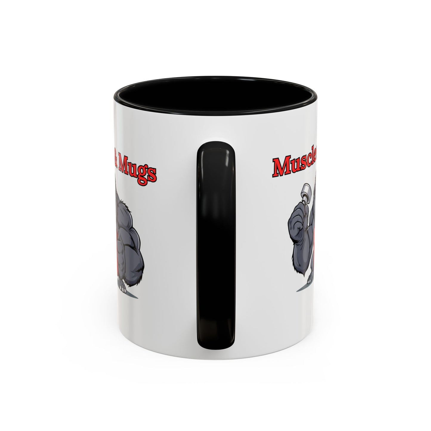 Gorilla-Themed Coffee Mug, Perfect Gift for Fitness Lovers, Gym Enthusiasts, Motivational Drinks, Fun Kitchen Decor, Unique Gift Idea