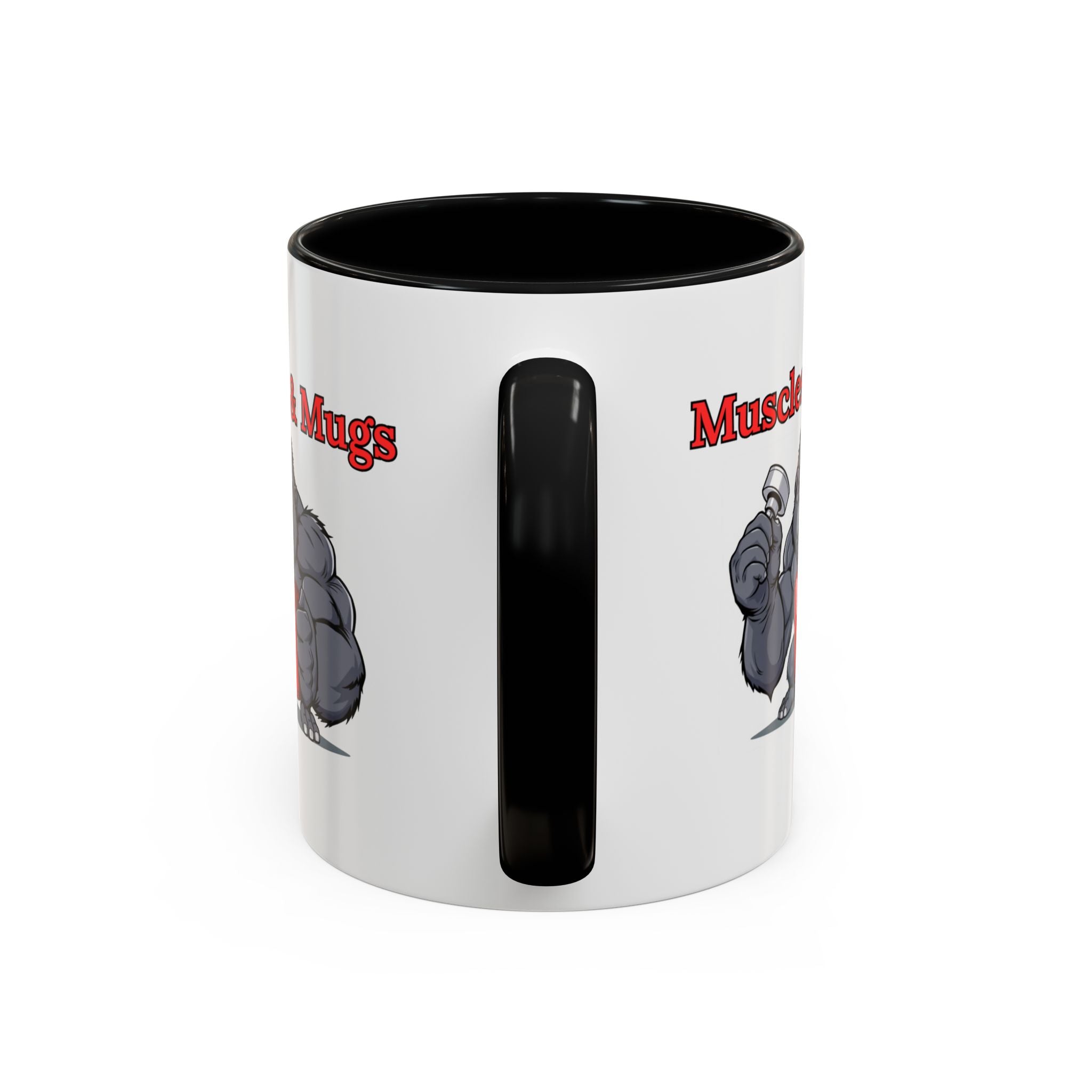 Gorilla-Themed Coffee Mug, Perfect Gift for Fitness Lovers, Gym Enthusiasts, Motivational Drinks, Fun Kitchen Decor, Unique Gift Idea