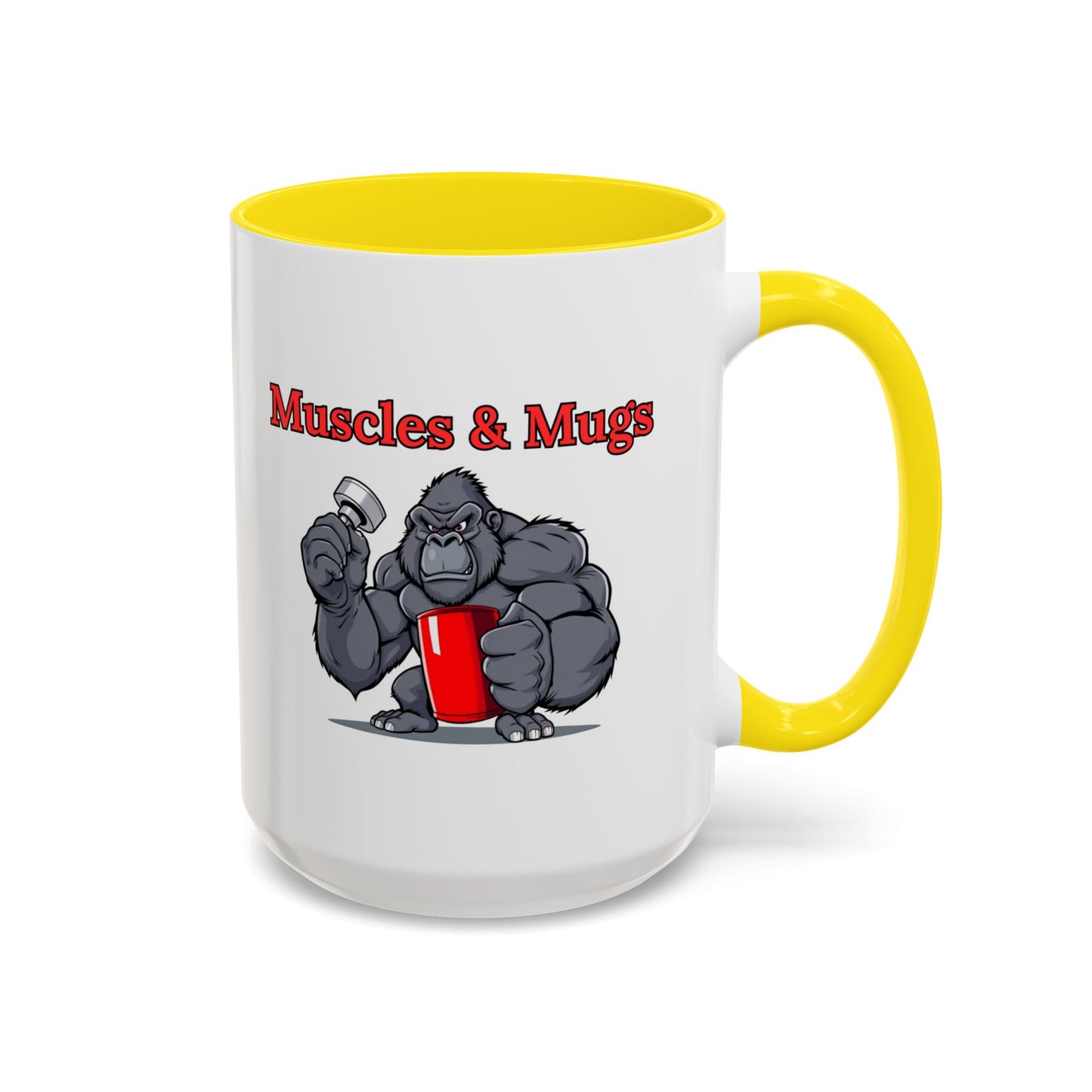 Gorilla-Themed Coffee Mug, Perfect Gift for Fitness Lovers, Gym Enthusiasts, Motivational Drinks, Fun Kitchen Decor, Unique Gift Idea