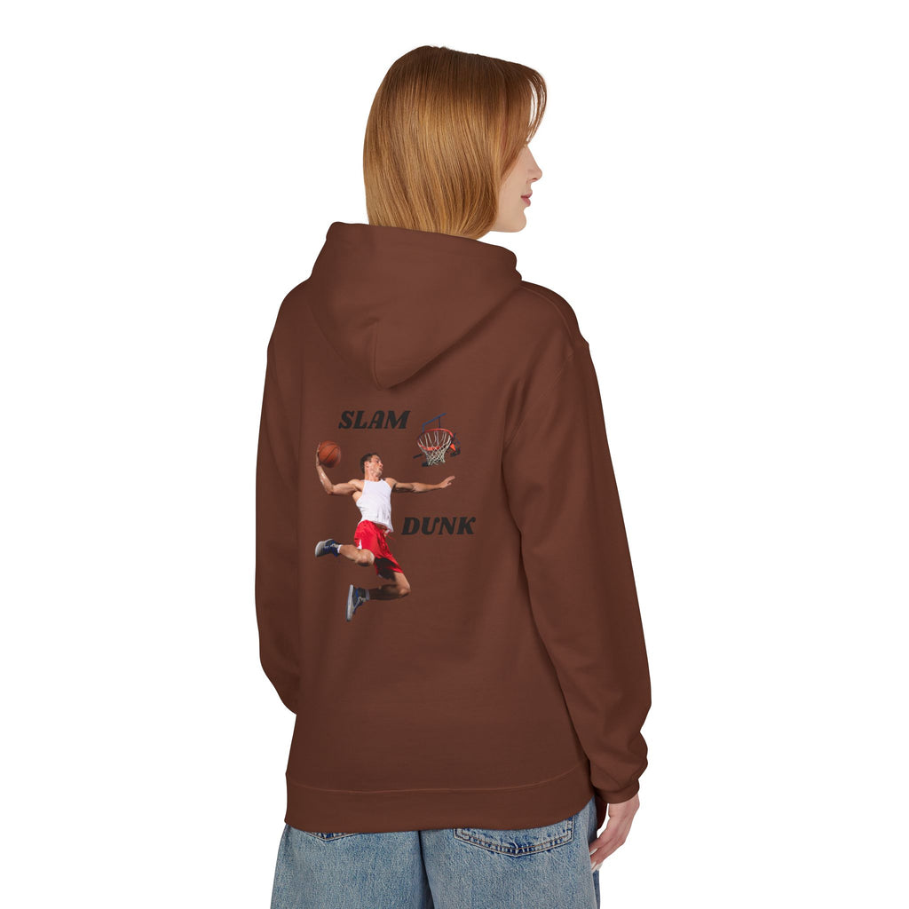 Slam Dunk Hoodie for Basketball Lovers, Unisex Athletic Wear, Casual Gift for Sports Fans, Cozy Fleece Pullover, Perfect for Game Days