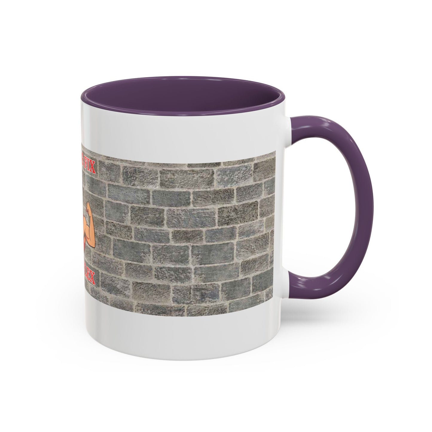 Caffeine Fix Gains Flex Coffee Mug - Fitness Mug, Gym Gift, Motivational Drinkware, Bodybuilding Accessory, Workout Coffee Cup