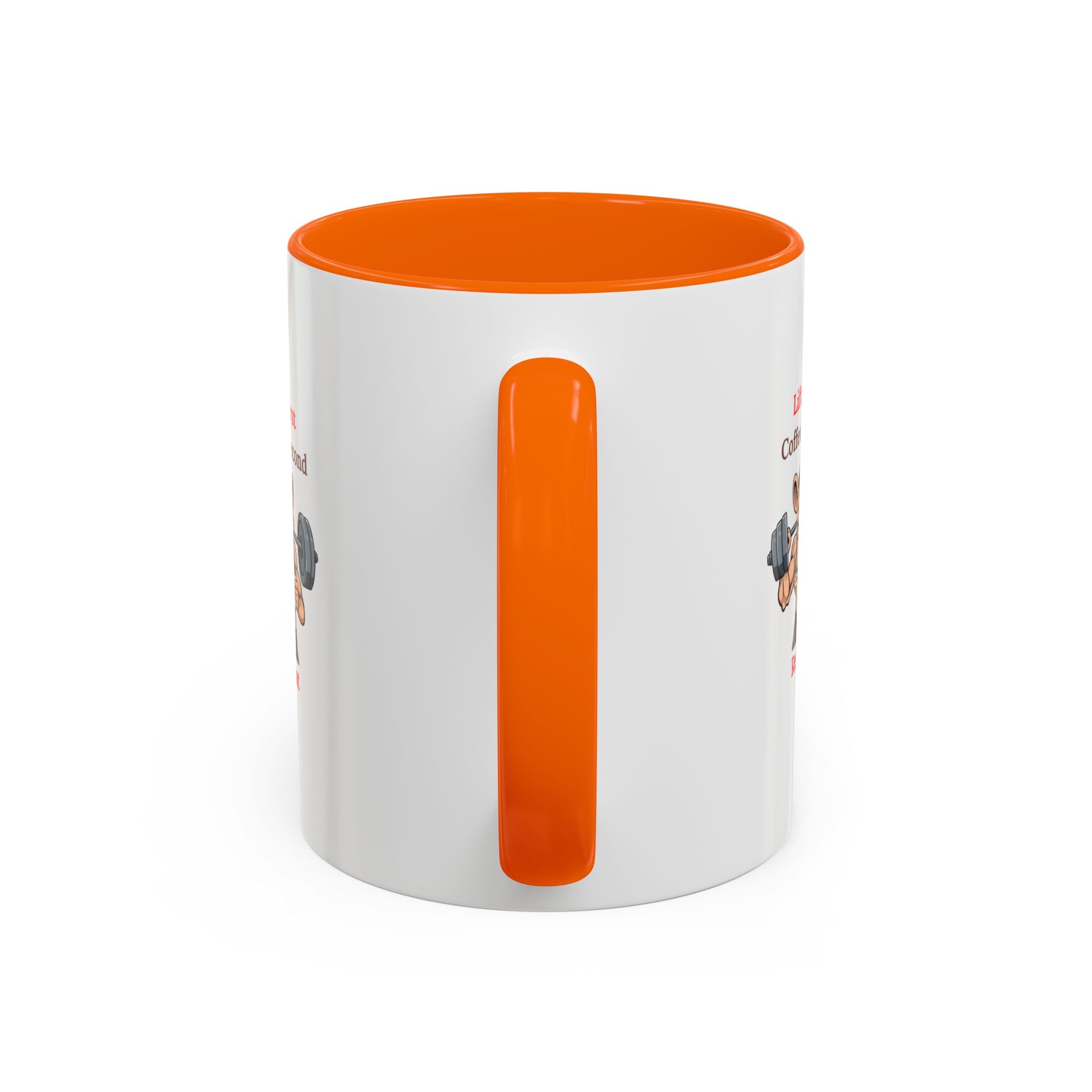 Lift First Coffee Second Mug - Fun Gym Motivational Coffee Cup for Fitness Lovers, Workout Gifts, Home Office Drinkware, Weightlifting Humor