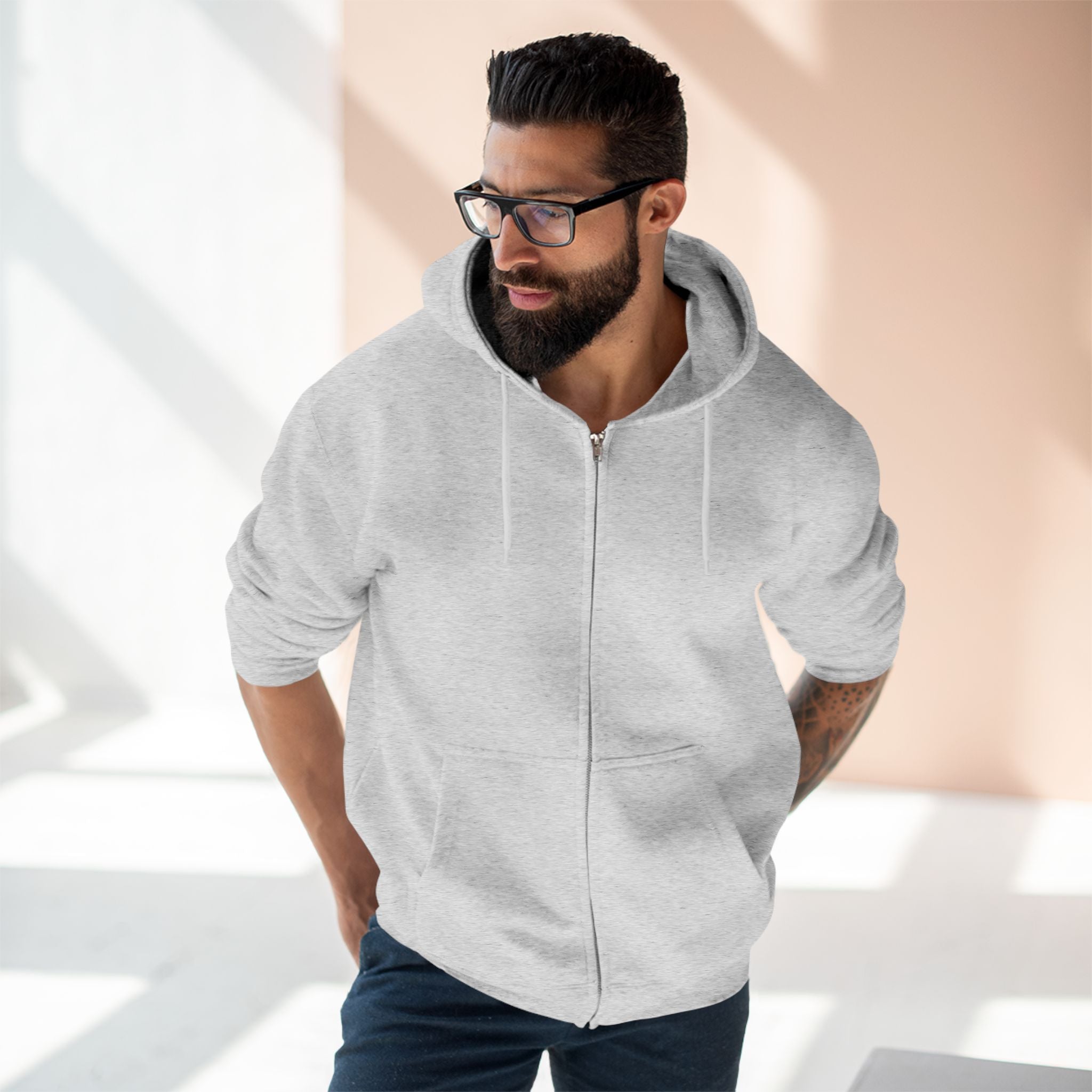 Try It Unisex Zip Hoodie | Basketball Gift, Sports Apparel, Sportswear, Casual Style, Hoodie for Him