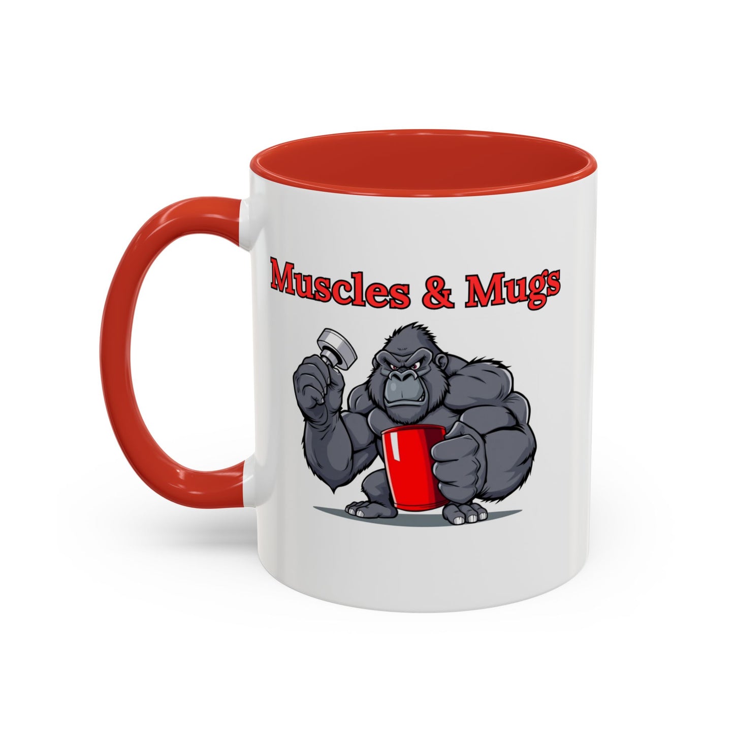 Gorilla-Themed Coffee Mug, Perfect Gift for Fitness Lovers, Gym Enthusiasts, Motivational Drinks, Fun Kitchen Decor, Unique Gift Idea