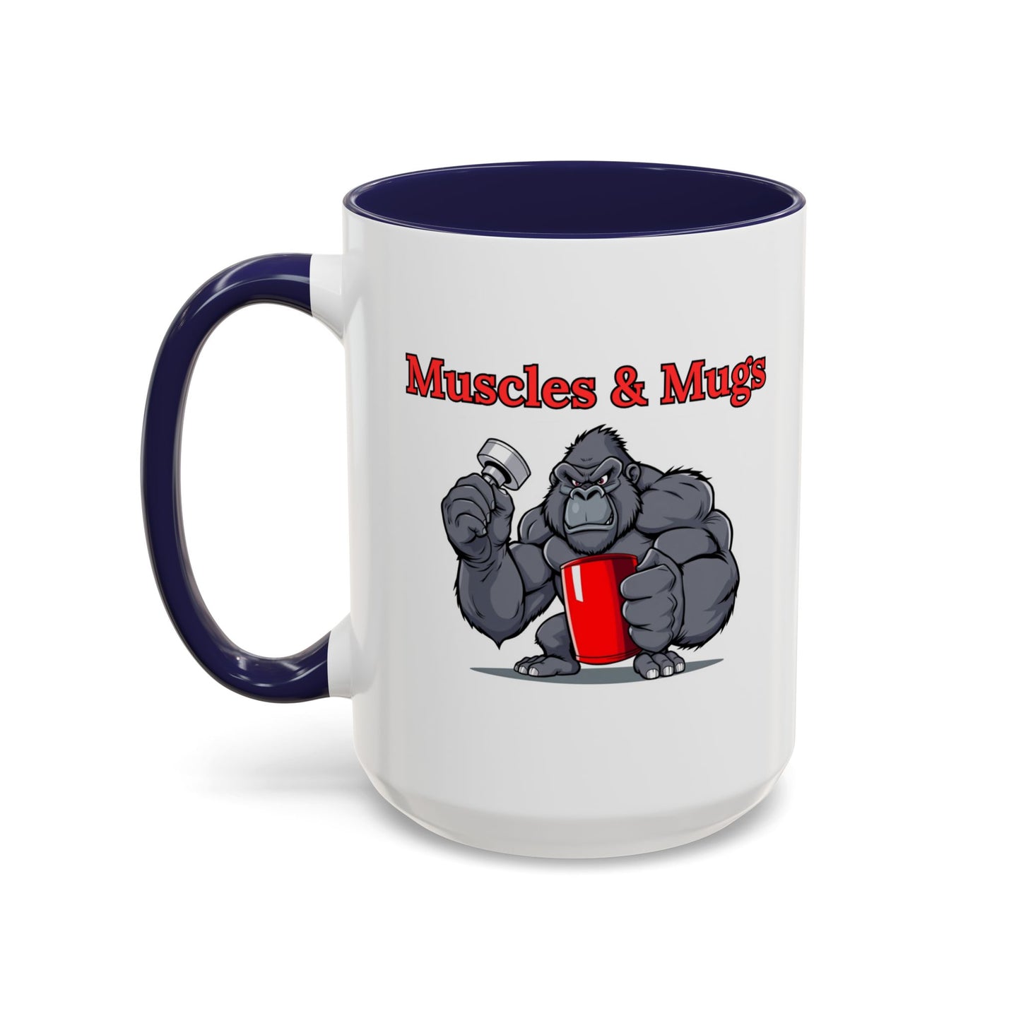 Gorilla-Themed Coffee Mug, Perfect Gift for Fitness Lovers, Gym Enthusiasts, Motivational Drinks, Fun Kitchen Decor, Unique Gift Idea