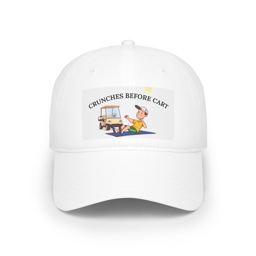 Crunches Before Cart Baseball Cap - Fun Summer Hat, Ideal for Golfers, Casual Outings, Gifts for Fitness Enthusiasts, Beach [...]