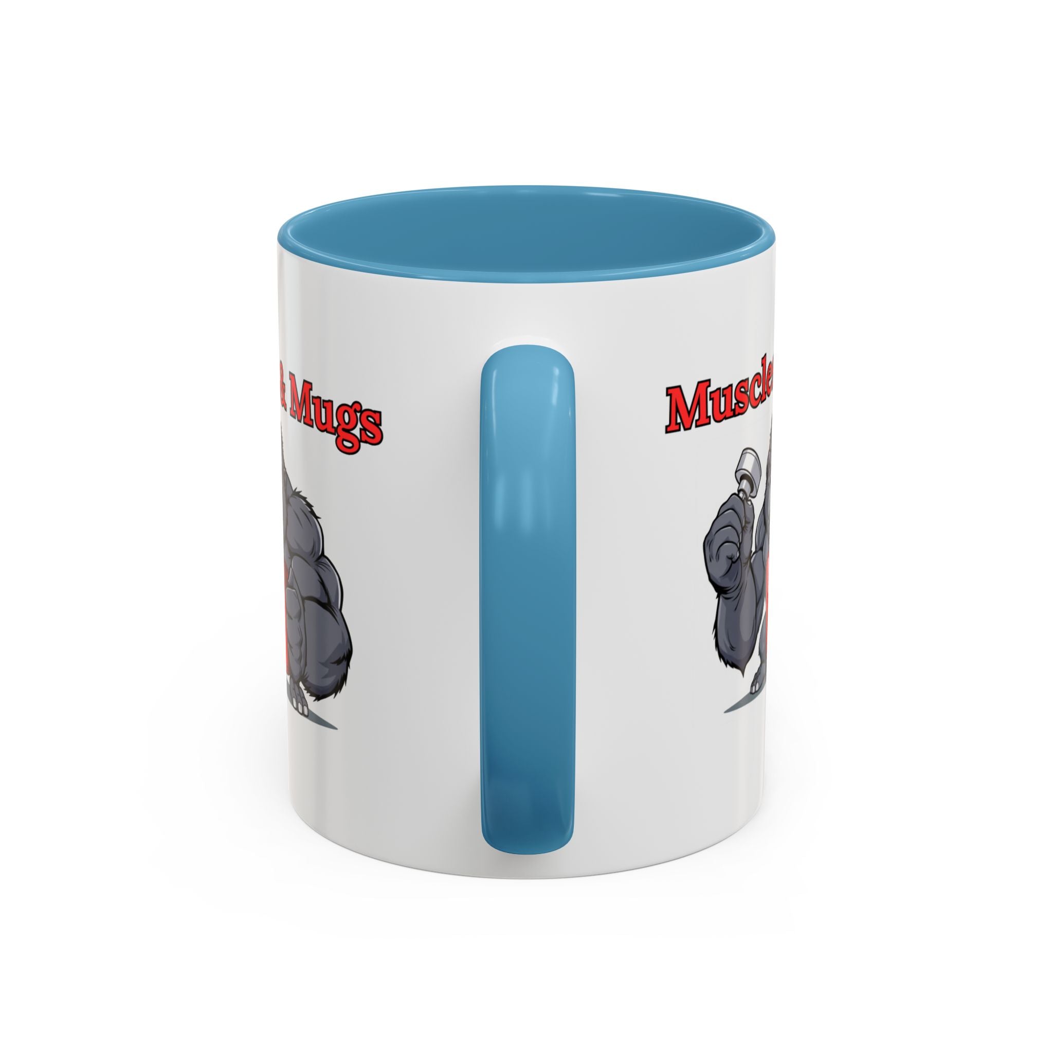 Gorilla-Themed Coffee Mug, Perfect Gift for Fitness Lovers, Gym Enthusiasts, Motivational Drinks, Fun Kitchen Decor, Unique Gift Idea