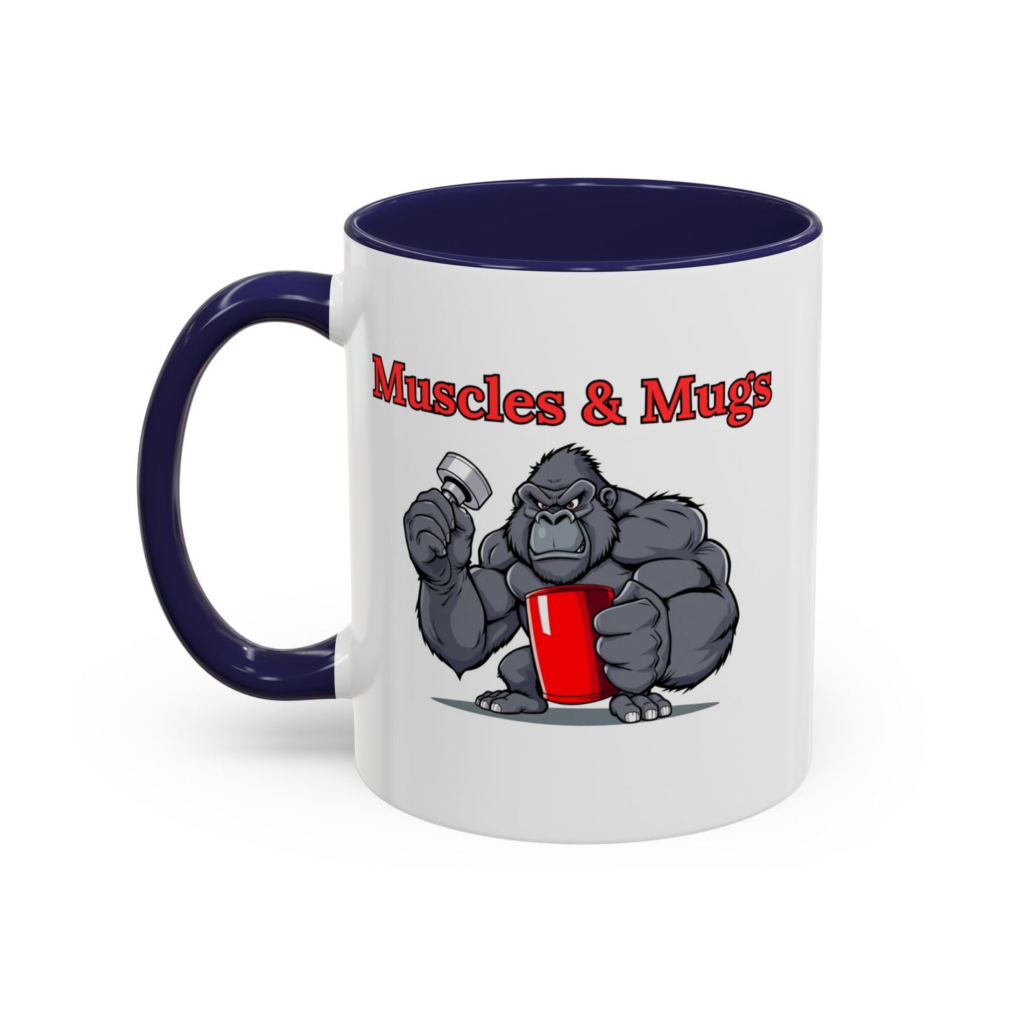 Gorilla-Themed Coffee Mug, Perfect Gift for Fitness Lovers, Gym Enthusiasts, Motivational Drinks, Fun Kitchen Decor, Unique Gift Idea