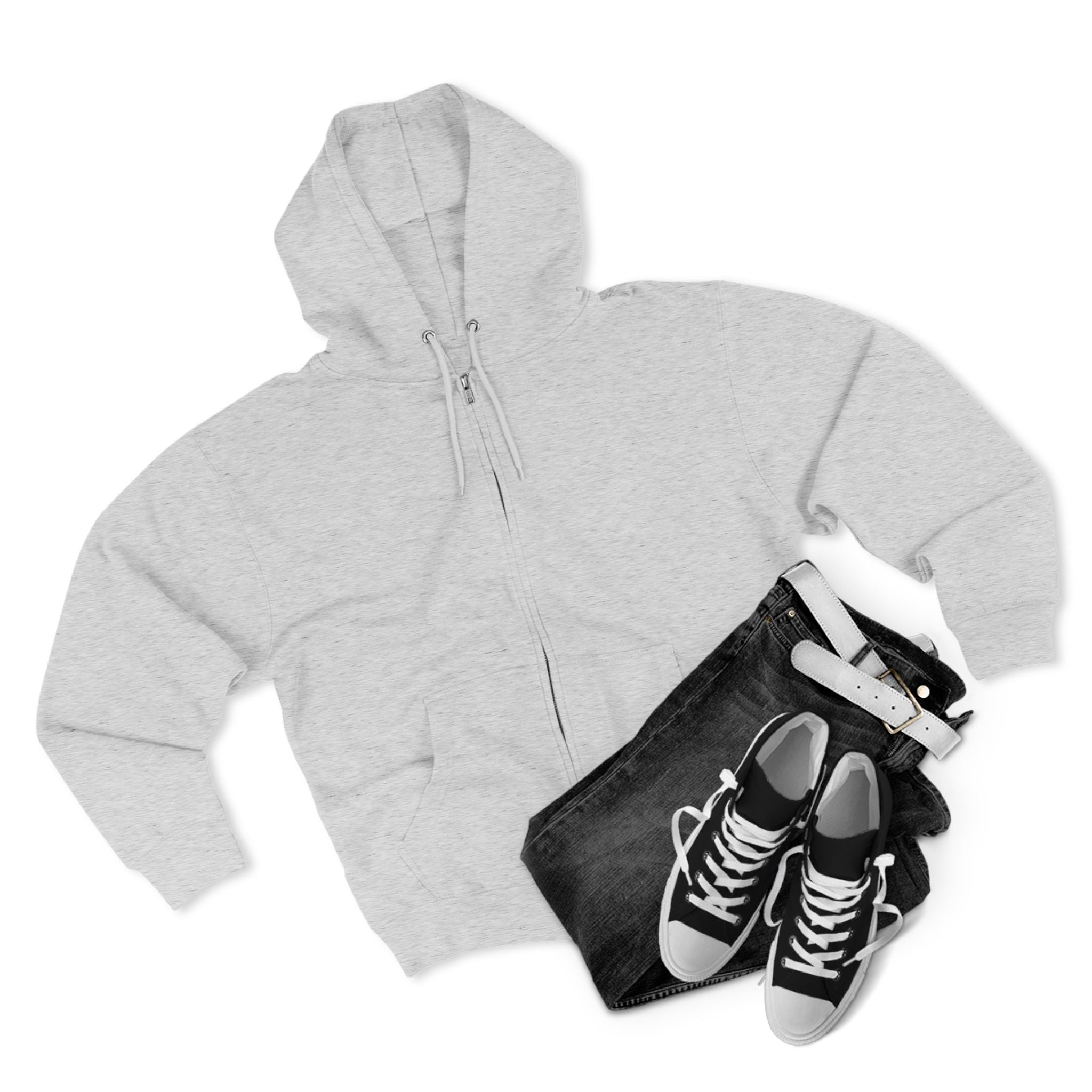 Try It Unisex Zip Hoodie | Basketball Gift, Sports Apparel, Sportswear, Casual Style, Hoodie for Him