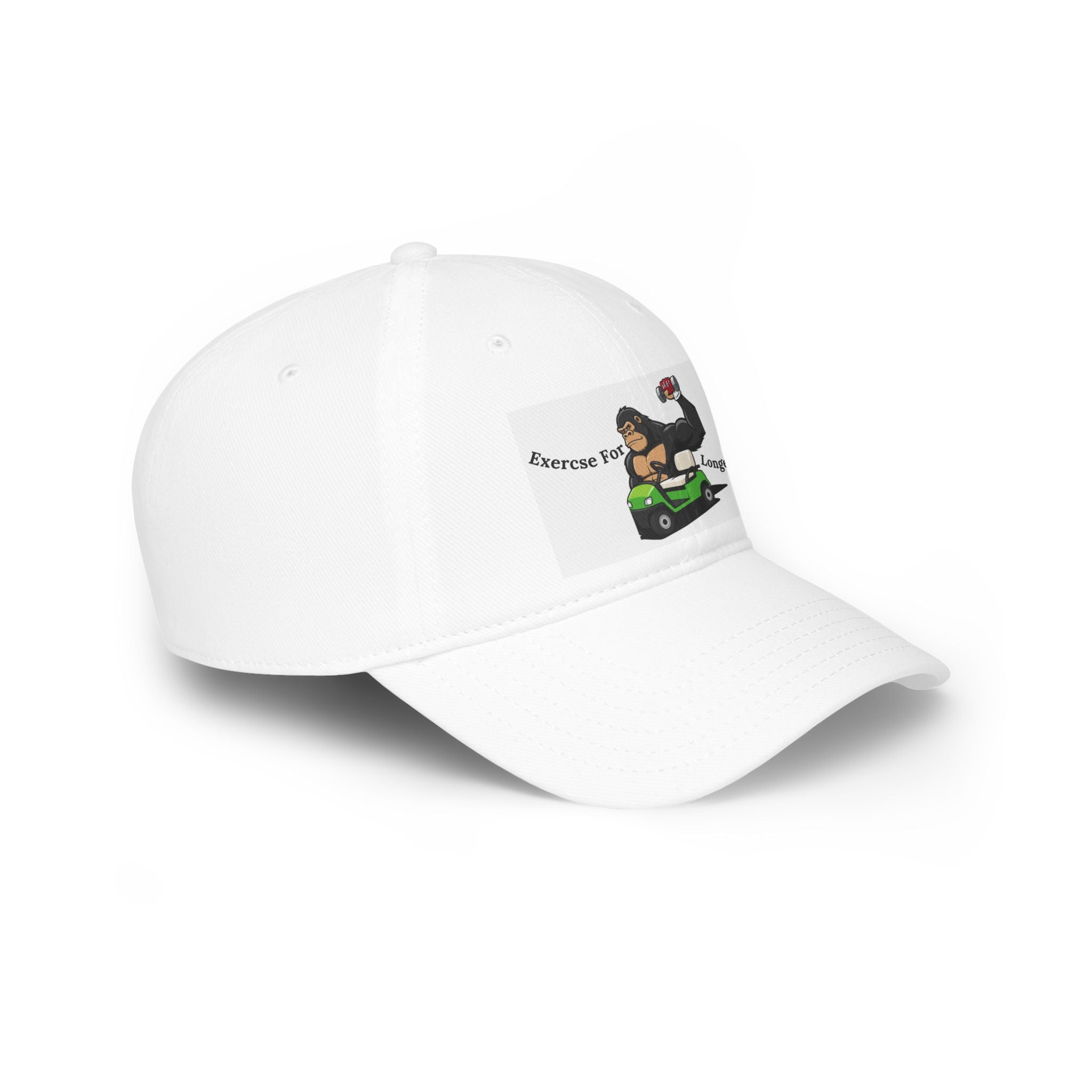 Funny Exercise Gorilla Baseball Cap, Dad Hat, Gift for Dad, Fitness Cap, Humor Hat, Outdoor Activity Cap