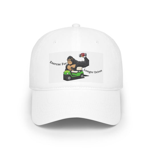 Funny Exercise Gorilla Baseball Cap, Dad Hat, Gift for Dad, Fitness Cap, Humor Hat, Outdoor Activity Cap