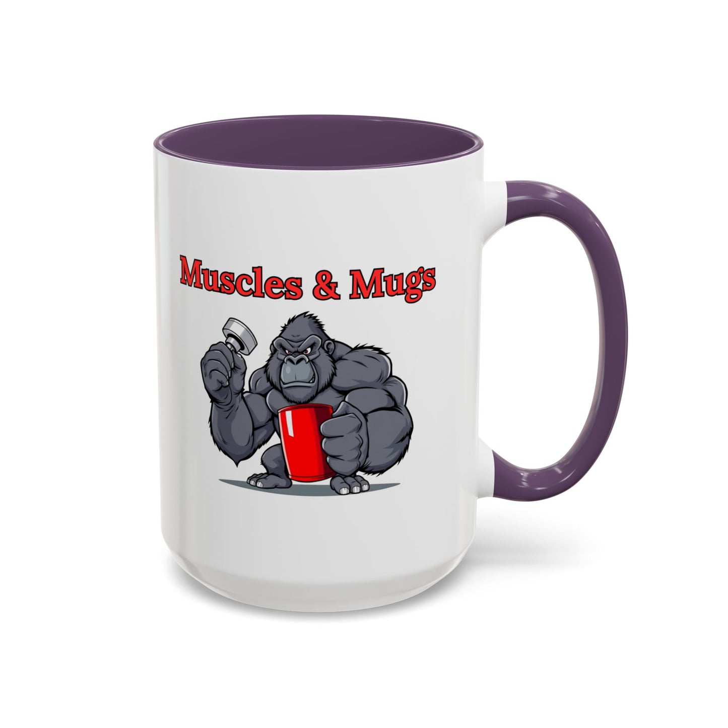 Gorilla-Themed Coffee Mug, Perfect Gift for Fitness Lovers, Gym Enthusiasts, Motivational Drinks, Fun Kitchen Decor, Unique Gift Idea